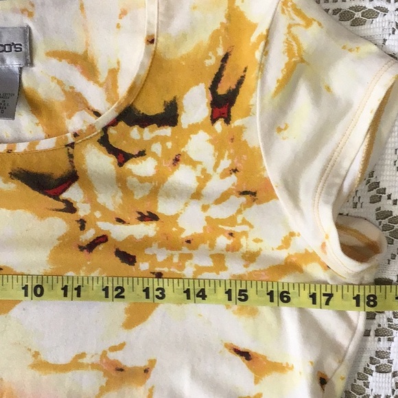 Chico’s beautiful colors t shirt top round neck - Picture 8 of 13